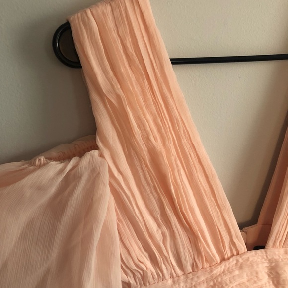 French Connection Pink Opal Maxi Prom Dress - Picture 5 of 8